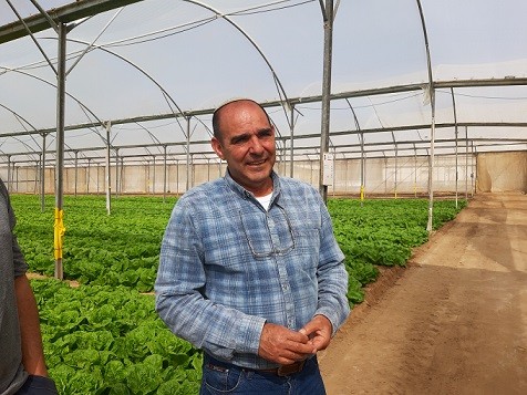 דוד בן סעדון חקלאי מבאר גנים - חקלאות בישראל