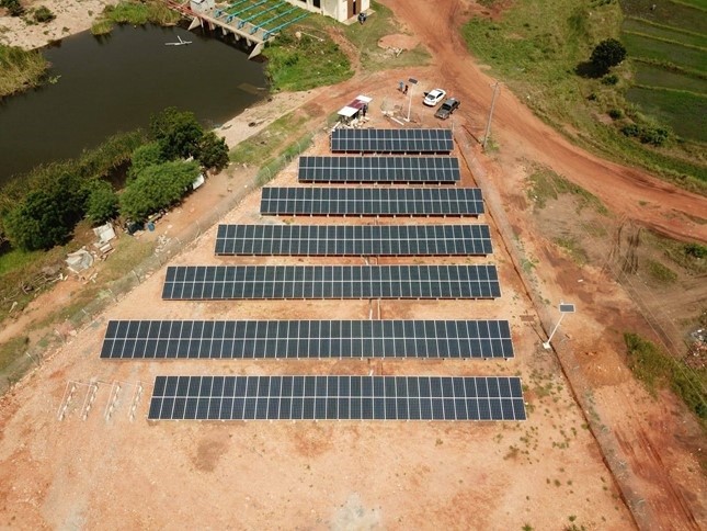 פרויקט סולארי קרקעי של סמארטסולאר בדאווניה גאנה 2018