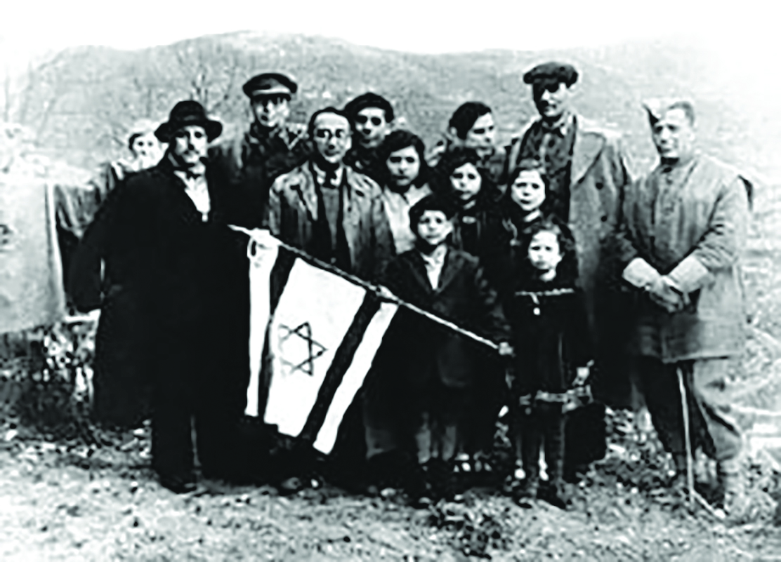 יהודי סן ניקדרו עם חיילי הבריגדה ויקיפדיה