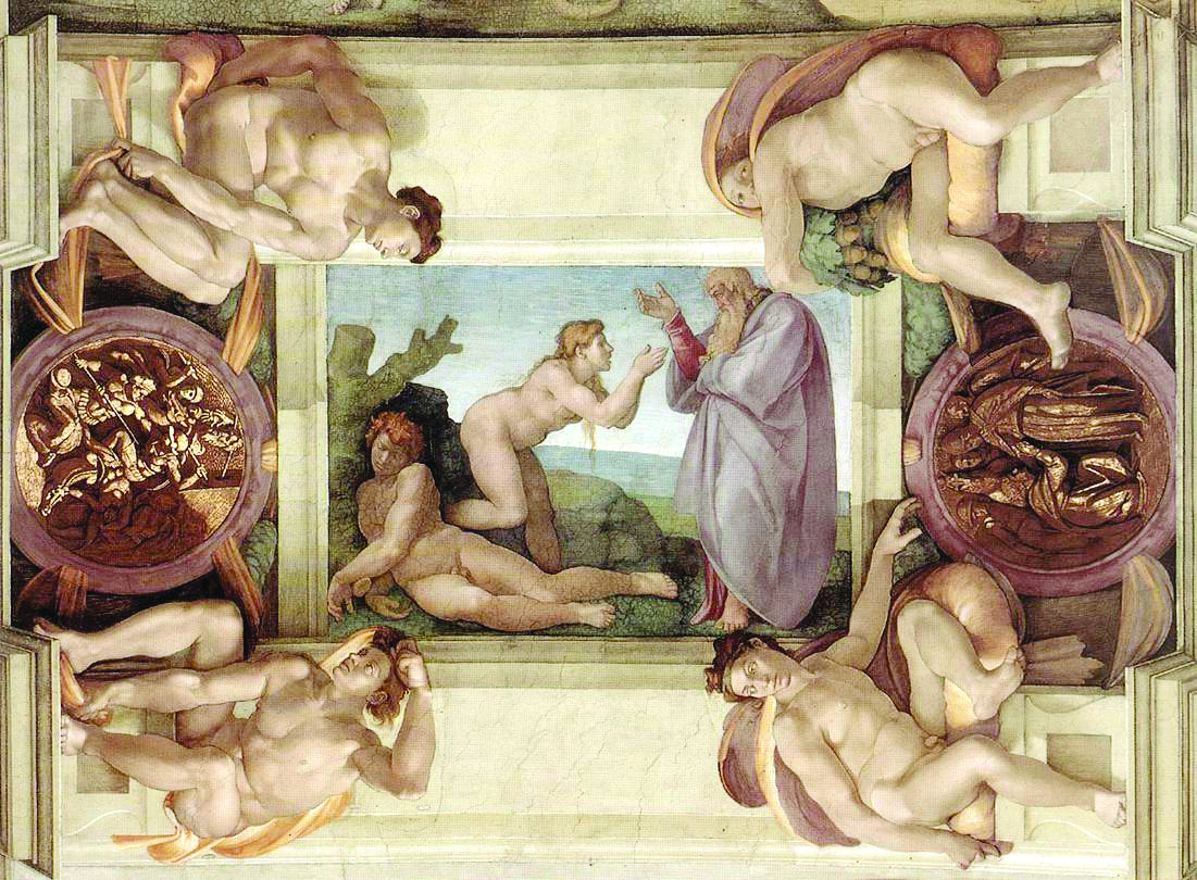 Michelangelo Creation of Eve 00