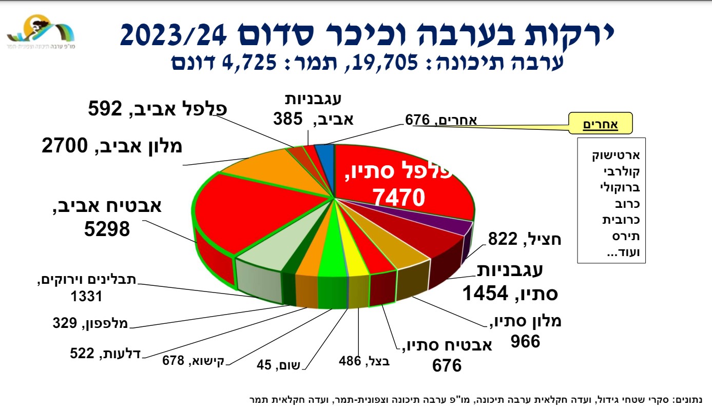 ירקות בערבה וכיכר סדום