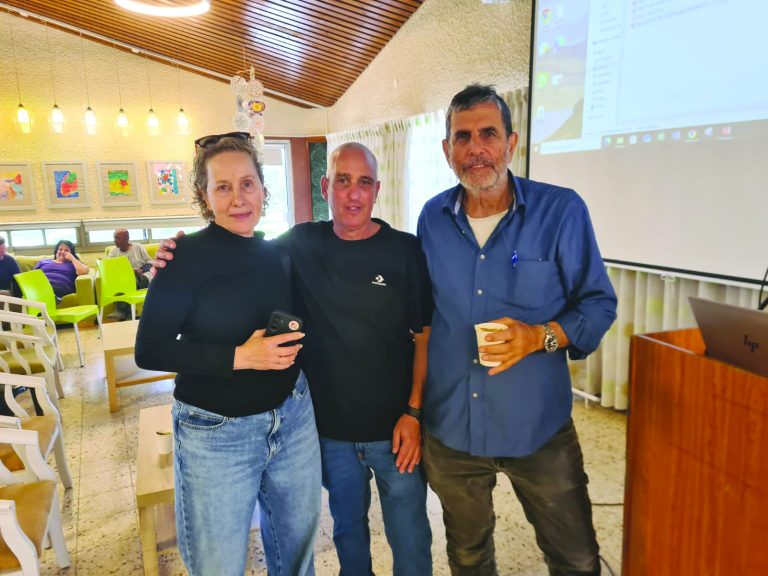 מימין לשמאל משה ברוקנטל אייל עובדיה ארנה סנדל