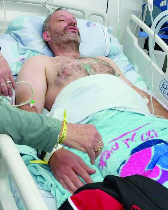 אסף עזר בברזילי לאחר הפציעה