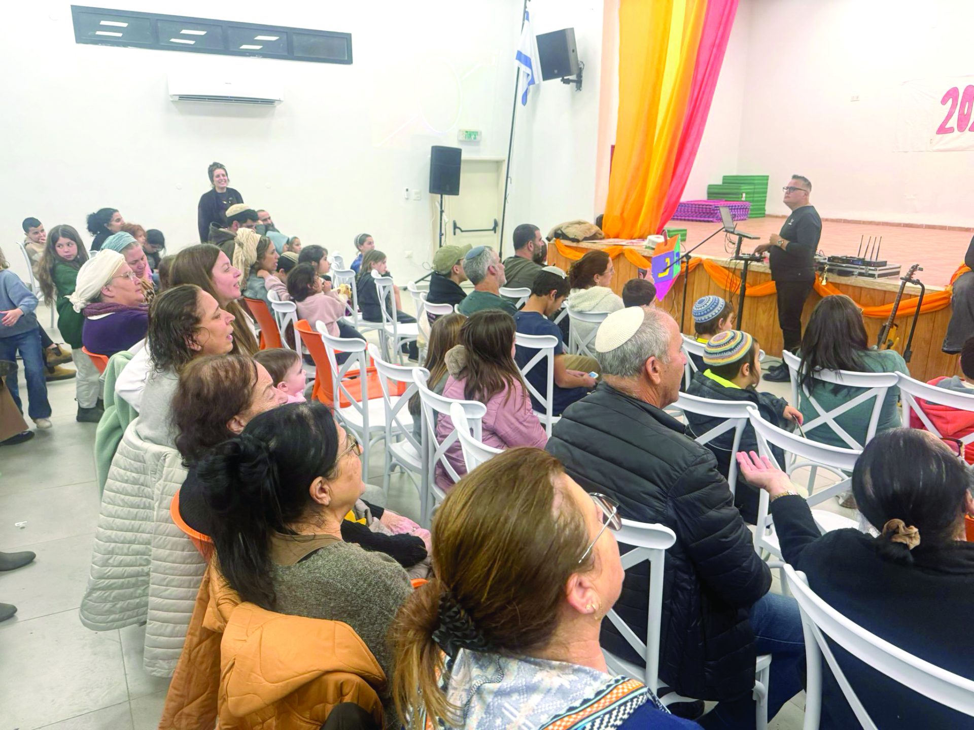 באירוע קליטת משפחות בחנוכה