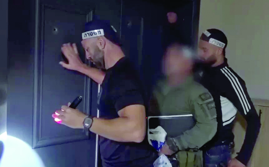 הפשיטה על בתי החשודים משטרת ישראל