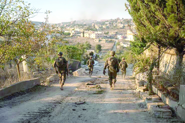 כוחות צהל בשטח לבנון צילום דובר צהל