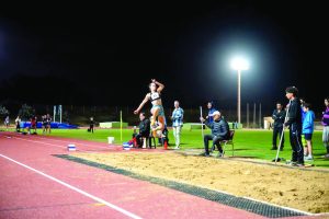 קפיצה לרוחק באצטדיון האתלטיקה החדש