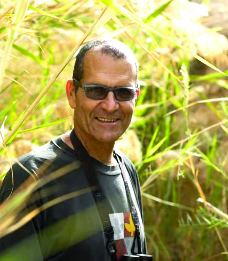 דר רועי גלילי מממושב עידן מחובר בנימי נפשו לטבע ולמדבר צילום דוד קדמי