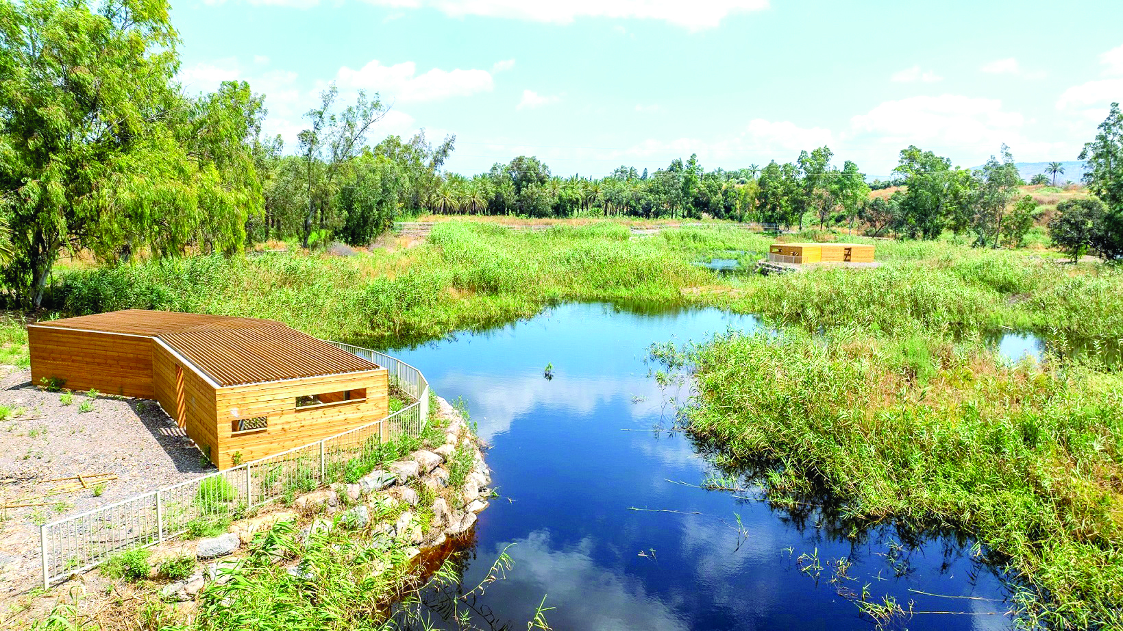 פארק ביצות כנרת צילום רחפן אבי אריש, לרשות ניקוז ונחלים כינרת