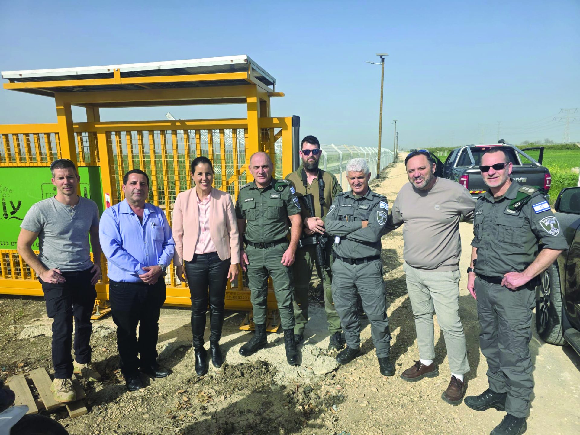 ביקור מפקד מגב בעמק חפר