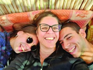 ליאת שדה סעדון עם איתי ומיקה