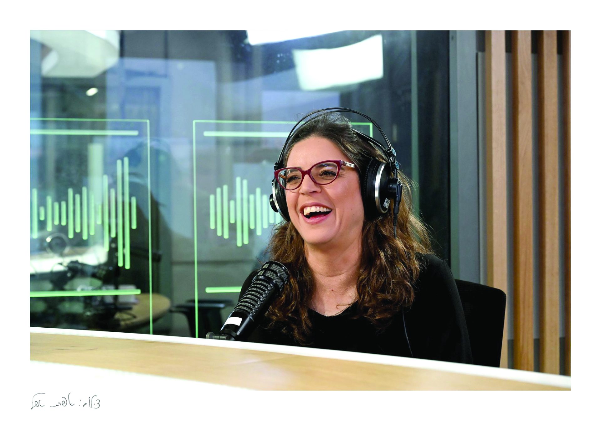 ליאת שדה סעדון שותפה לפודקאסט מתים עליהם. צילום אפרת אשל