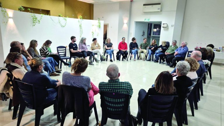 מפגש מרגש עם תושבות ותושבי מושב חניאל, בעמק חפר