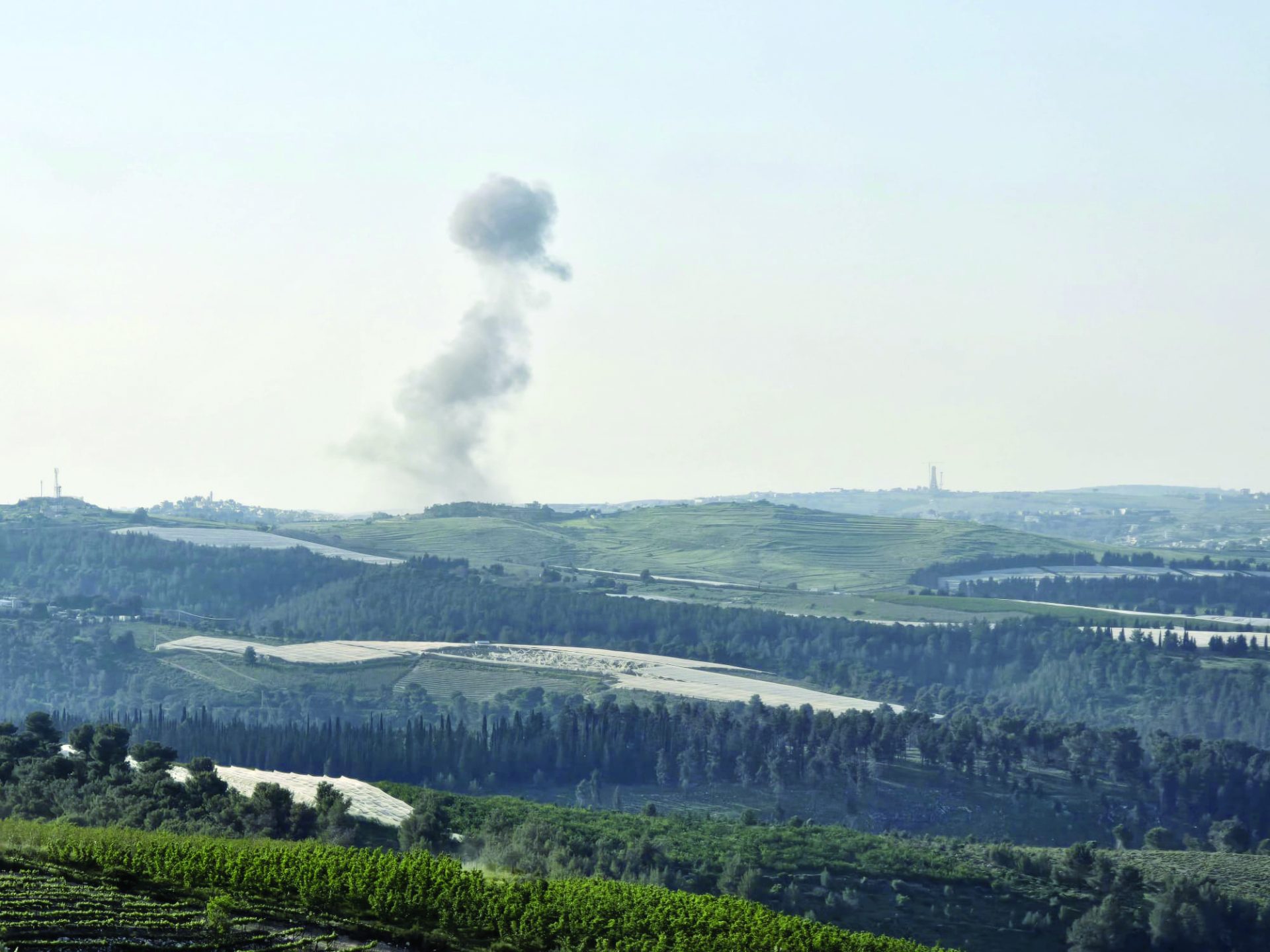 מראות מלחמה מוול מושב בצפון הארץ