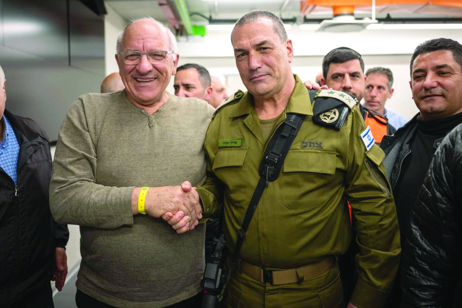 שמעון גואטה עם הרמטכל ראל אייל זמיר