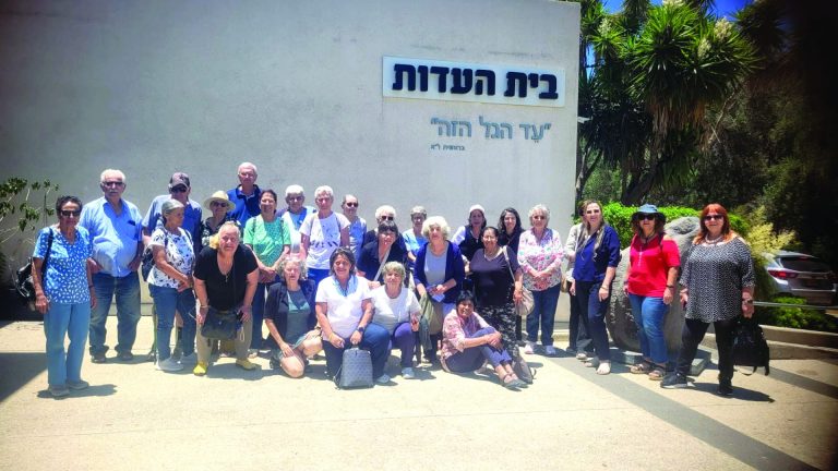 סיור מרגש בבית העדות שבמושב ניר גלים