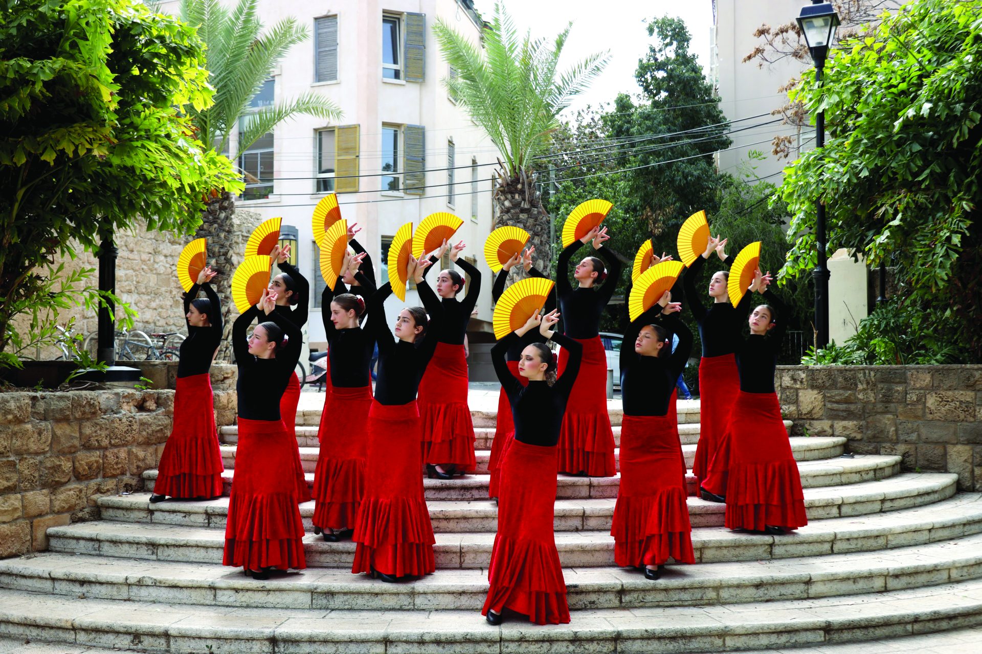 חלק מבנות מרכז מחול ברנר יופיעו בפסטיבל הפלמנקו הארצי . צילום ים שלי