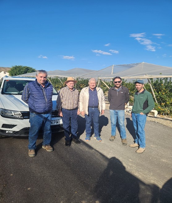 מימין לשמאל יחזקאל, נווה, יעקב ומגדלי חלקת טנגו