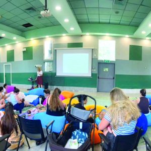 כנס אמהות צעירות במסגרת שבוע ההנקה הבינלאומי בבית יצחק