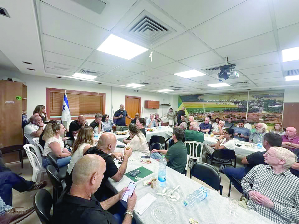 ישיבת מזכירות תנועת המושבים לראש השנה