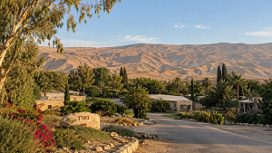 Nar'an Settlement Among Desert Hills