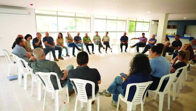 פורום ראשי רשויות ליברליות בעוטף עזה. צילום טל סיגרון